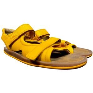 Camper Bright Orange Ankle Strap Sandals - Big Kid Size 35 (US 3.5)